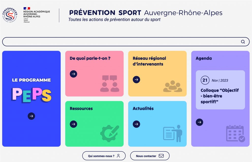 site-web-prevention-sport